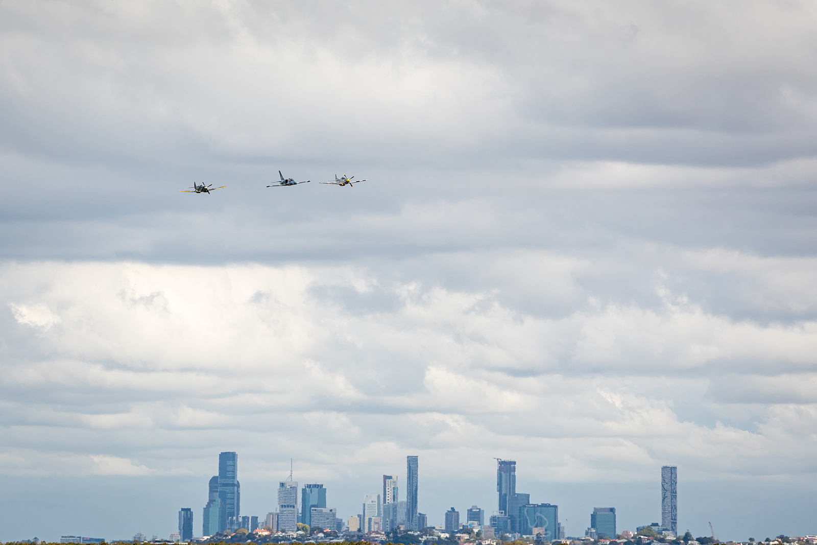 The first arrivals on BNR were historic aircraft from ‘Fighter Pilot Adventure Flights’