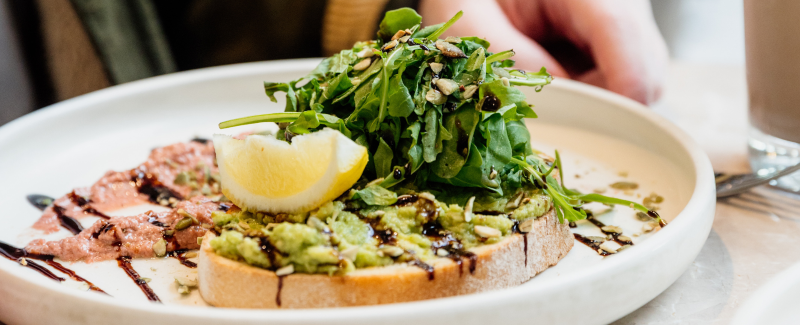 Avocado on toast at The Lord Lamington 